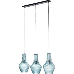 Lindby - Vintage Blue Glass Pendant Lamp - 3 Lights Lindby - Vintage Blue Glass Pendant Lamp - 3 Lights