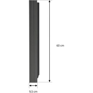 Lucande Melira Wandleuchte - Außen LED-Leuchte, 60cm, Schwarz Aluminium Lucande Melira Wandleuchte - Außen LED-Leuchte, 60cm, Schwarz Aluminium