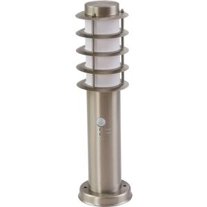 Lindby Hanja Zewnętrzna Lampa ścienna - Stal nierdzewna, Czujnik, Szara Lindby Hanja Zewnętrzna Lampa ścienna - Stal nierdzewna, Czujnik, Szara