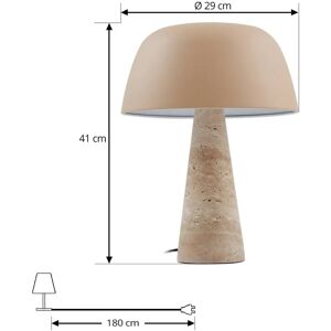 Lindby - Magritt - Beige - Stein - Bordlampe Lindby - Magritt - Beige - Stein - Bordlampe