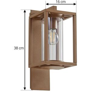 Lucande Wall Light Ferda Bronze - Exterior Suitable Lucande Wall Light Ferda Bronze - Exterior Suitable