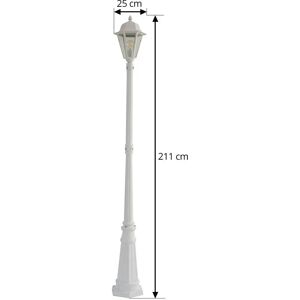 Lindby Edana White Outdoor Lantern - Suitable for Gardens, Balconies, Parking Lindby Edana White Outdoor Lantern - Suitable for Gardens, Balconies, Parking