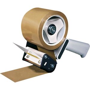 Kaiserkraft Handabroller - extrabreit - mit Bremse - 75 mm - Handabroller/Spender für Klebeband Kaiserkraft Handabroller - extrabreit - mit Bremse - 75 mm - Handabroller/Spender für Klebeband