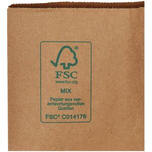 KAISER+KRAFT Recycelte Papiertüte - 220x105x360mm - Braun - Papiertragetasche KAISER+KRAFT Recycelte Papiertüte - 220x105x360mm - Braun - Papiertragetasche