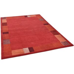 THEKO Royal Nepali 3085 Wollteppich - Modern, Rot, 70x140cm THEKO Royal Nepali 3085 Wollteppich - Modern, Rot, 70x140cm
