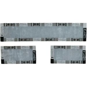 THEKO Wollteppich - 70x1,4cm - Grau THEKO Wollteppich - 70x1,4cm - Grau