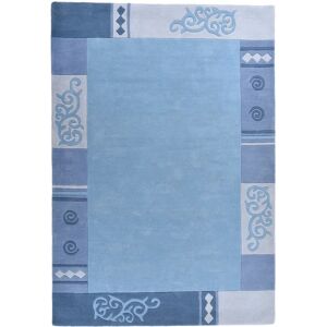 THEKO Blauer Wollteppich - Wohnteppiche THEKO Blauer Wollteppich - Wohnteppiche