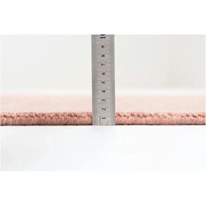 THEKO Holi Wollteppich - 60x90cm, Rosa, Handgewebt, 13mm - Teppich THEKO Holi Wollteppich - 60x90cm, Rosa, Handgewebt, 13mm - Teppich