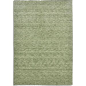THEKO Handgewebter Grüner Wollteppich - 190x250 cm - Einfarbig THEKO Handgewebter Grüner Wollteppich - 190x250 cm - Einfarbig