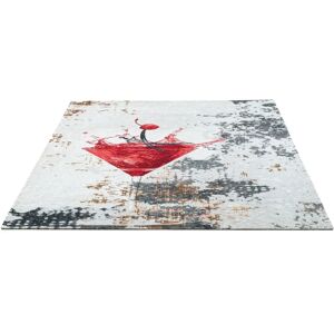 SANSIBAR Keitum 014 Teppich - Totenkopf & gekreuzte Säbel - 160x230cm SANSIBAR Keitum 014 Teppich - Totenkopf & gekreuzte Säbel - 160x230cm