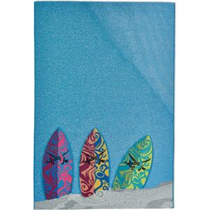 SANSIBAR Synthethische Fasern Teppich - Blau - Innen & Außen - 60x100cm SANSIBAR Synthethische Fasern Teppich - Blau - Innen & Außen - 60x100cm