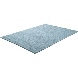 SANSIBAR Hörnum Wollteppich - 70x140cm, Blau, Handgewebt, Langlebig SANSIBAR Hörnum Wollteppich - 70x140cm, Blau, Handgewebt, Langlebig