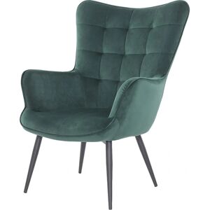 byLIVING Dunkelgrüner Samtarmchair - Skandinavisches Design byLIVING Dunkelgrüner Samtarmchair - Skandinavisches Design