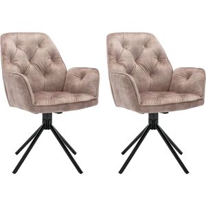 byLiving Sarina Samtstuhl - 2er-Set byLiving Sarina Samtstuhl - 2er-Set