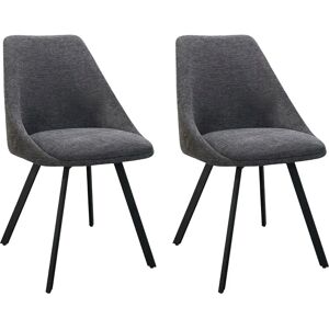 BYLIVING Jasper 2er-Set - Drehbare Webstoff Esszimmerstühle BYLIVING Jasper 2er-Set - Drehbare Webstoff Esszimmerstühle