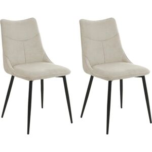 byLIVING Carlo Taupe Moderner 2er-Set Esszimmerstühle byLIVING Carlo Taupe Moderner 2er-Set Esszimmerstühle