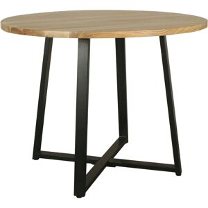byLiving Arrow Beiger runder Massivholztisch - Esstisch byLiving Arrow Beiger runder Massivholztisch - Esstisch