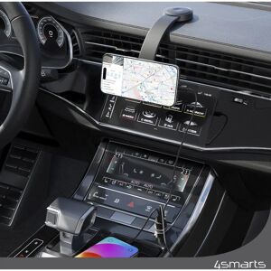 4smarts Qi2 Magnetische Auto-Halterung & kabelloses Ladegerät - Grau 4smarts Qi2 Magnetische Auto-Halterung & kabelloses Ladegerät - Grau