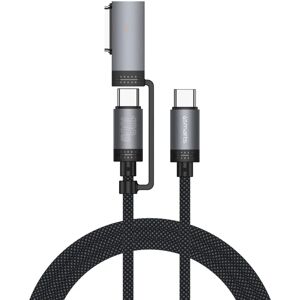 4smarts MagSafe 3 & USB-C Kabel - 2m - Schwarz,Grau 4smarts MagSafe 3 & USB-C Kabel - 2m - Schwarz,Grau