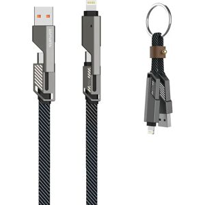 Apple iPhone 13 - 3-in-1 Multikabel - Schnelles Laden - Grau Apple iPhone 13 - 3-in-1 Multikabel - Schnelles Laden - Grau