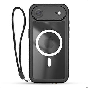 Apple iPhone Air 4Smarts Wasserdicht MagSafe Transparent/Schwarz Hülle - 360° Schutz Apple iPhone Air 4Smarts Wasserdicht MagSafe Transparent/Schwarz Hülle - 360° Schutz