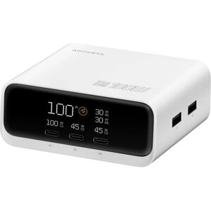 Chargeur GaN 100W 4smarts 546100 - Charge rapide - Blanc - Publicité Chargeur GaN 100W 4smarts 546100 - Charge rapide - Blanc - Publicité