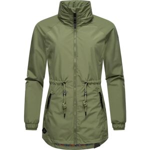 RAGWEAR Tacy Grøn Vandtæt Dame overgangsjakke RAGWEAR Tacy Grøn Vandtæt Dame overgangsjakke