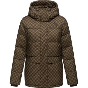 RAGWEAR Wikesh Print Braune Jacke - Jacke RAGWEAR Wikesh Print Braune Jacke - Jacke