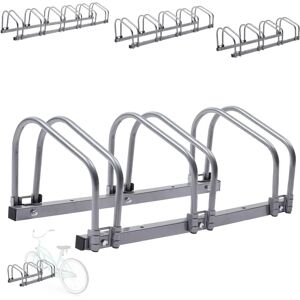 AREBOS Bicycle Stand - Steel Rack for 3 Bikes - Indoor/Outdoor AREBOS Bicycle Stand - Steel Rack for 3 Bikes - Indoor/Outdoor