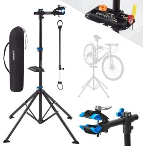 AREBOS Repair Stand Blue - Folding - 30kg - Bike Repair Stand AREBOS Repair Stand Blue - Folding - 30kg - Bike Repair Stand