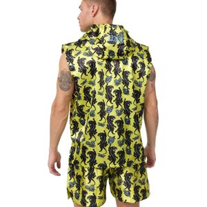 Benlee Men's Boxing Coat - Ring Jacket, Yellow/Black/Blue Benlee Men's Boxing Coat - Ring Jacket, Yellow/Black/Blue