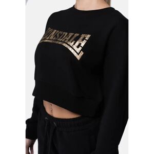 Hanorac cropped Lonsdale - Casual, Ușor, Negru/Auriu Hanorac cropped Lonsdale - Casual, Ușor, Negru/Auriu