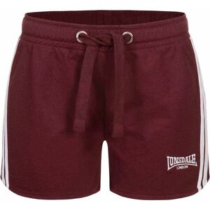 Lonsdale Șorturi pentru femei Carloway oxblood/white - Shorts Lonsdale Șorturi pentru femei Carloway oxblood/white - Shorts
