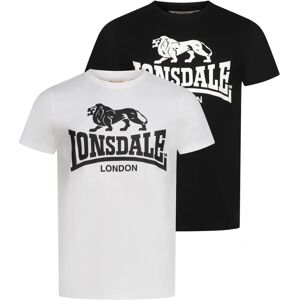 Lonsdale Kelso - Negru/Alb - 2XL - Tricou - Bărbați Lonsdale Kelso - Negru/Alb - 2XL - Tricou - Bărbați