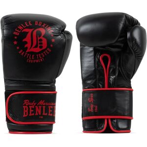 Benlee Lonsdale Kožené sparringové boxerské rukavice - Černá / Červená - 12 OZ Benlee Lonsdale Kožené sparringové boxerské rukavice - Černá / Červená - 12 OZ