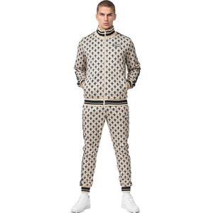 Lonsdale Men's BOSWALL Tracksuit - Sand/Black/White Lonsdale Men's BOSWALL Tracksuit - Sand/Black/White