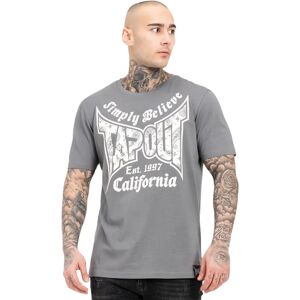 Tapout Tricou bărbați Haily BE gri/alb XL - Îmbrăcăminte sport Tapout Tricou bărbați Haily BE gri/alb XL - Îmbrăcăminte sport