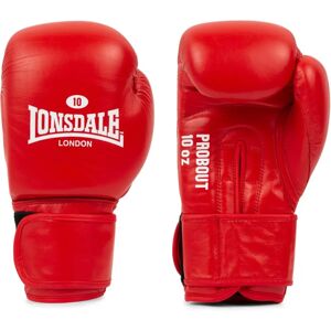 Mănuși de box din piele Lonsdale - Roșii 12 OZ - Unisex Mănuși de box din piele Lonsdale - Roșii 12 OZ - Unisex