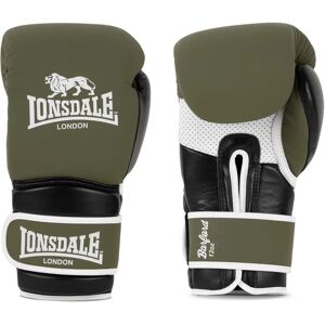Lonsdale Barford - Läderboxningshandskar - Kaki - 10 OZ - Unisex Lonsdale Barford - Läderboxningshandskar - Kaki - 10 OZ - Unisex