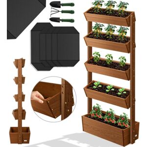 KESSER Caja de Flores Vertical - Resistente a la Intemperie, Ajustable, Jardín Urbano KESSER Caja de Flores Vertical - Resistente a la Intemperie, Ajustable, Jardín Urbano