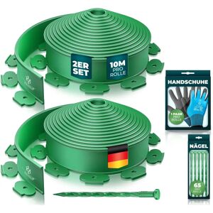 KESSER Bordure de jardin flexible verte 20m - Bordure de jardin - Publicité KESSER Bordure de jardin flexible verte 20m - Bordure de jardin - Publicité