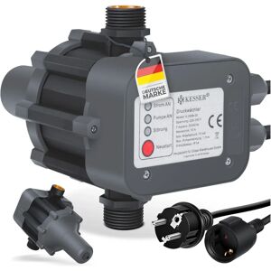 Kesser Pressostat - Anthracite / Noir - Contrôle de pression pour pompe de jardin - Publicité Kesser Pressostat - Anthracite / Noir - Contrôle de pression pour pompe de jardin - Publicité