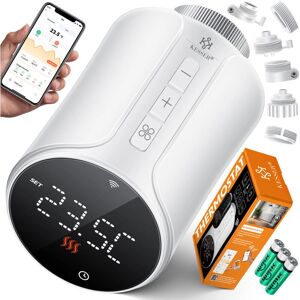 KESSER - Termostato Radiador WiFi - 6 Válvulas - Calefacción KESSER - Termostato Radiador WiFi - 6 Válvulas - Calefacción