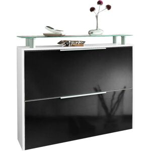 BORCHARDT MÖBEL Rena - Wandmontiertes Schuhschrank mit Glastablage BORCHARDT MÖBEL Rena - Wandmontiertes Schuhschrank mit Glastablage