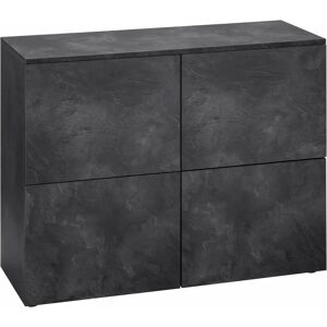BORCHARDT MÖBEL - Rova - grau - 93 cm - sideboard BORCHARDT MÖBEL - Rova - grau - 93 cm - sideboard