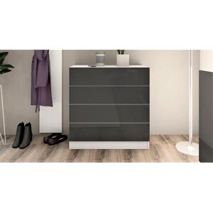 BORCHARDT MÖBEL Vaasa Weiß Graphit Sideboard - Sideboard BORCHARDT MÖBEL Vaasa Weiß Graphit Sideboard - Sideboard