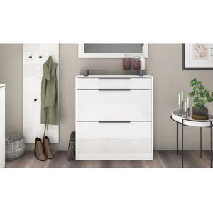 BORCHARDT MÖBEL Tom Weiß Hochglanz Schuhschrank - Schuhschrank BORCHARDT MÖBEL Tom Weiß Hochglanz Schuhschrank - Schuhschrank