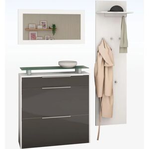 BORCHARDT MÖBEL Oliva - Garderoben-Set mit Spiegel & Schuhschrank BORCHARDT MÖBEL Oliva - Garderoben-Set mit Spiegel & Schuhschrank