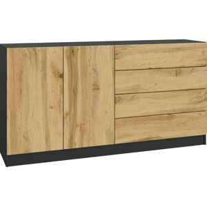 Borchardt Möbel Vaasa Sideboard - 152x79x35 cm, schwarz, modern Borchardt Möbel Vaasa Sideboard - 152x79x35 cm, schwarz, modern