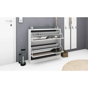 Borchardt Möbel Finn Schuhschrank Weiß Matt / Cappuccino - Schuhschrank Borchardt Möbel Finn Schuhschrank Weiß Matt / Cappuccino - Schuhschrank